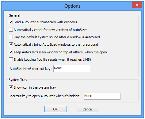 screenshot of AutoSizer